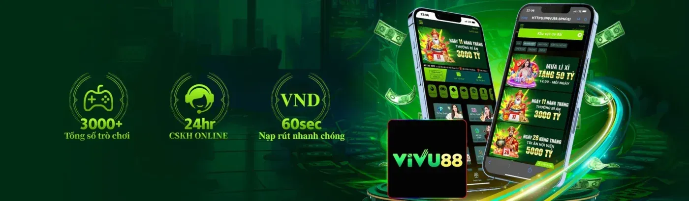 🎉 VIVU88 Khu Khuyến Mãi – Giải Thưởng Liên Tục, May Mắn Khắp Nơi! 🎉 VIVU88 Khu Khuyến Mãi – Giải Thưởng Liên Tục, May Mắn Khắp Nơi!